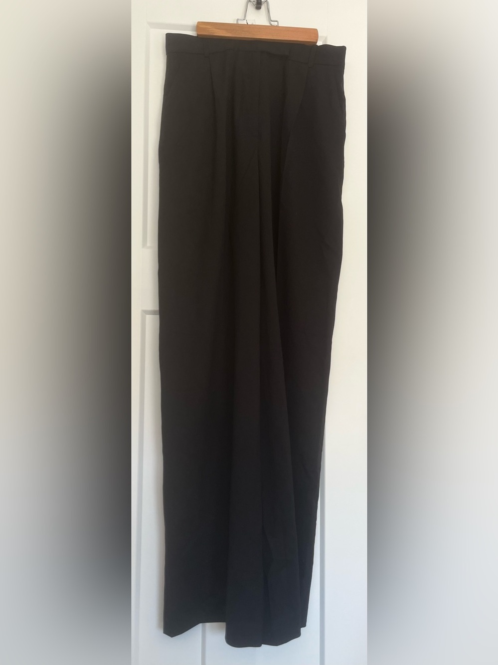 Zara Black Wide Leg Dress Pants
